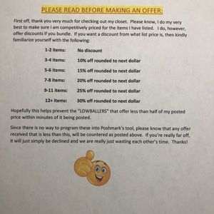Offer policy